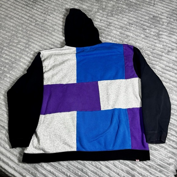 Target x Lego Hoodie Size 2XL Blue, Purple, Gray, Black Color Block USED - Picture 1 of 12